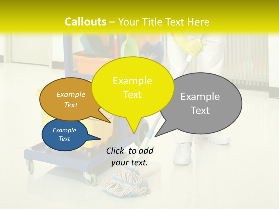 Caucasian Home Background PowerPoint Template