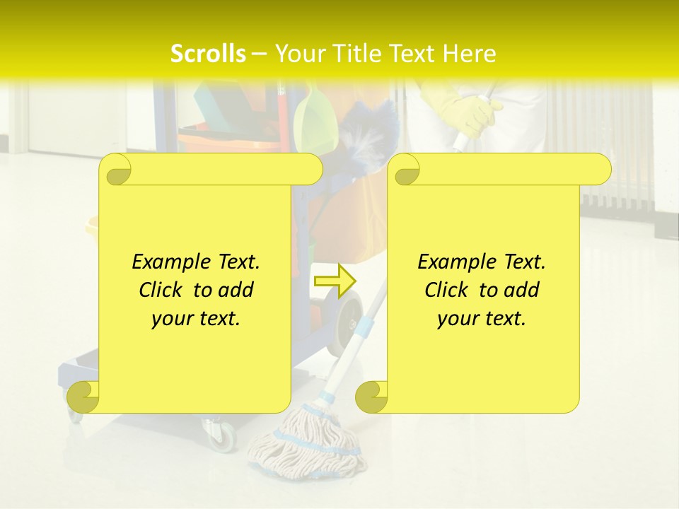 Caucasian Home Background PowerPoint Template