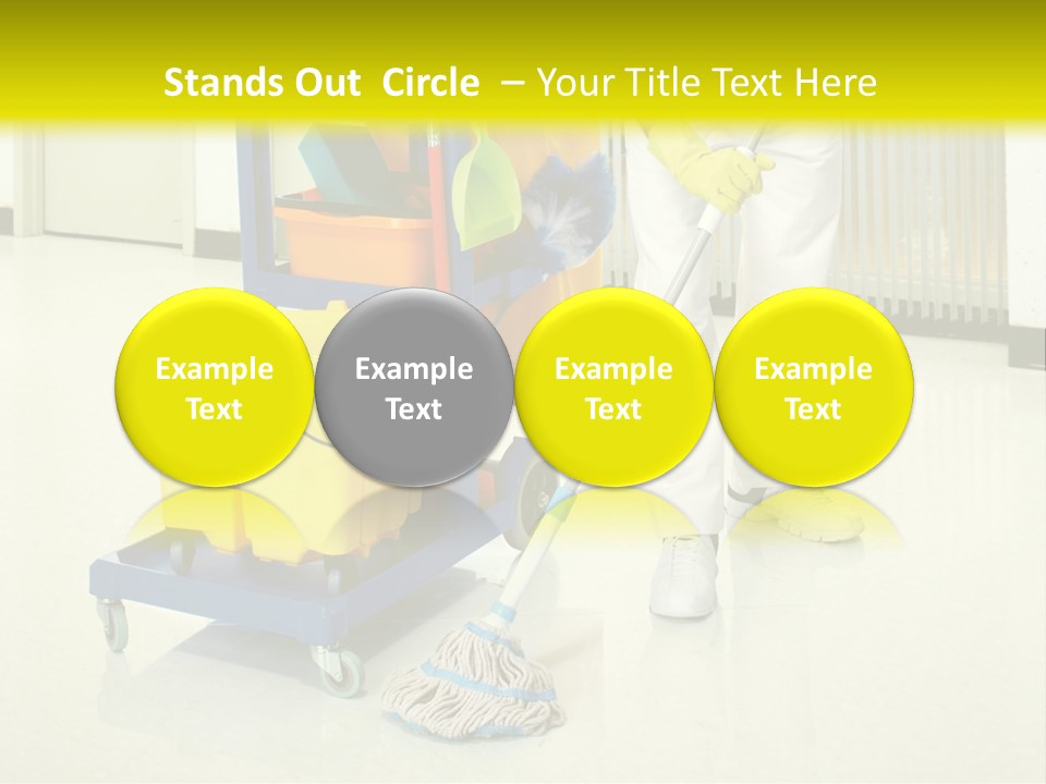 Caucasian Home Background PowerPoint Template