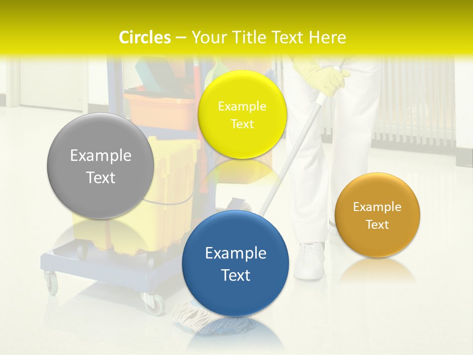 Caucasian Home Background PowerPoint Template