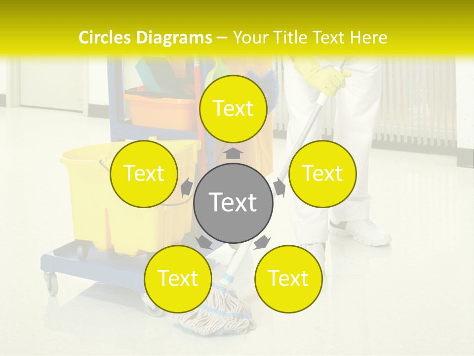 Caucasian Home Background PowerPoint Template