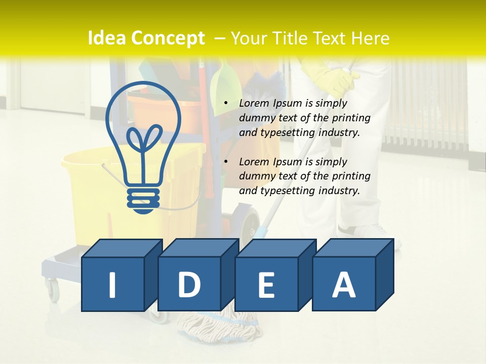 Caucasian Home Background PowerPoint Template