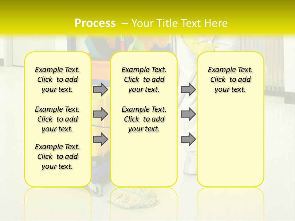 Caucasian Home Background PowerPoint Template