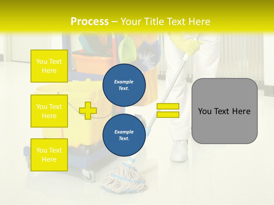 Caucasian Home Background PowerPoint Template