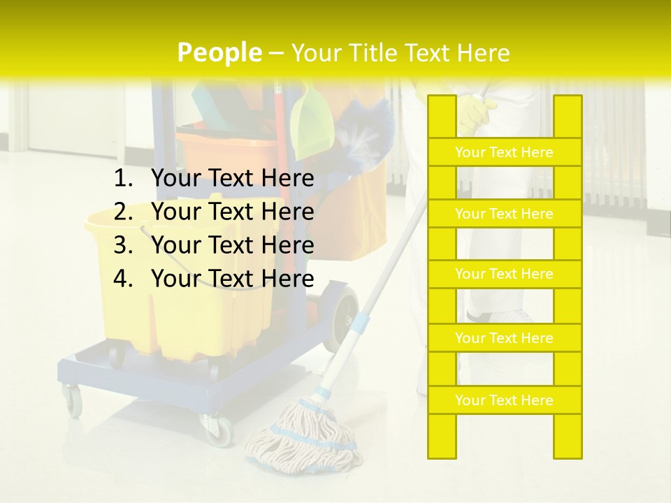 Caucasian Home Background PowerPoint Template