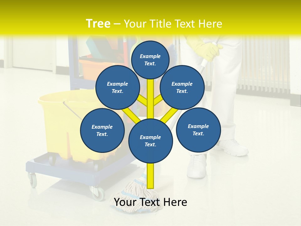 Caucasian Home Background PowerPoint Template