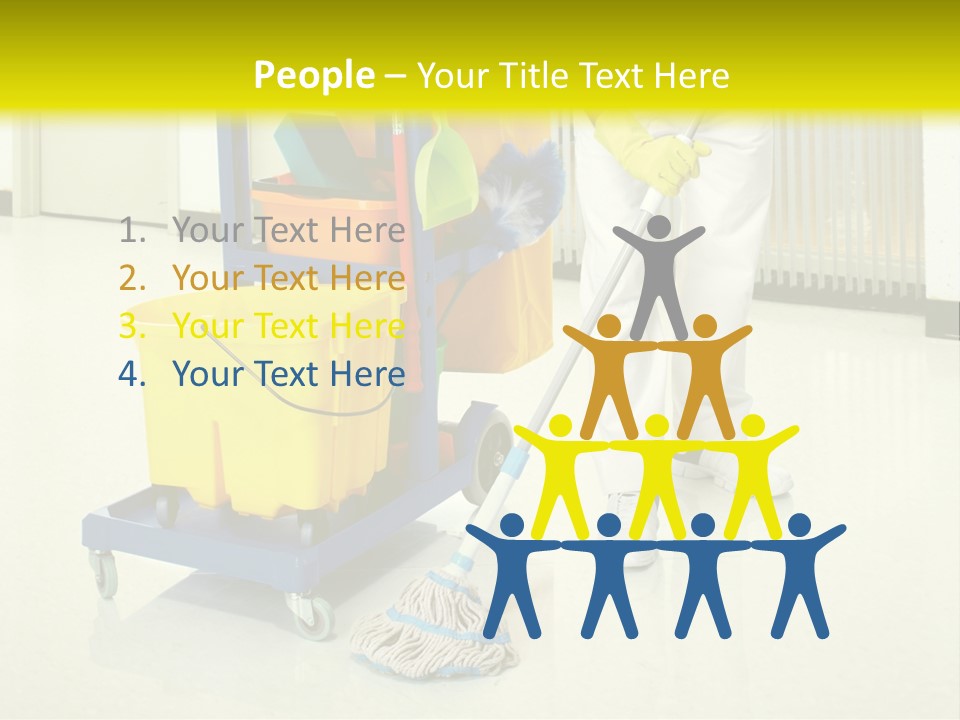 Caucasian Home Background PowerPoint Template