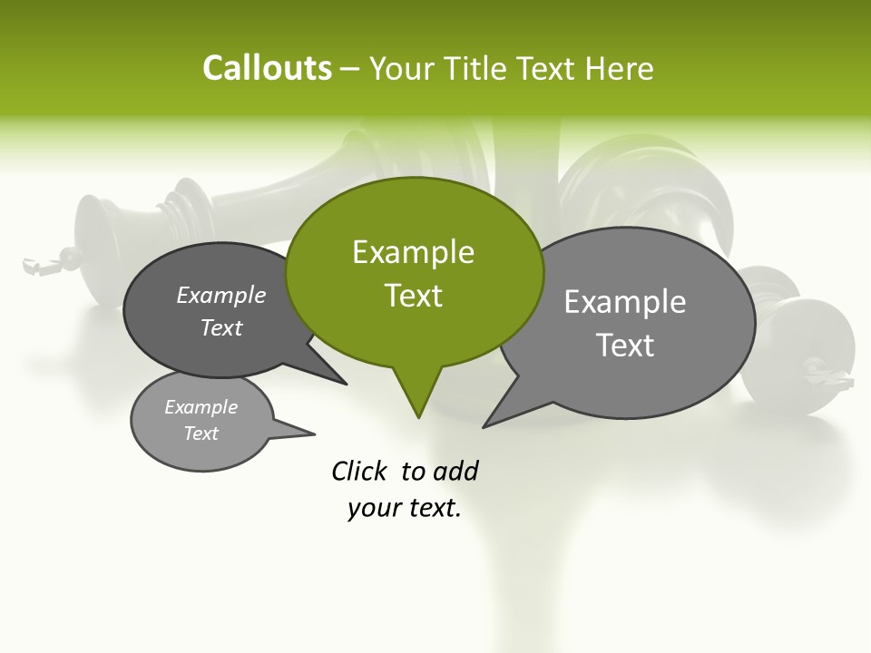A Group Of Chess Pieces Sitting On Top Of A Table PowerPoint Template