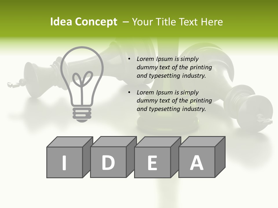 A Group Of Chess Pieces Sitting On Top Of A Table PowerPoint Template