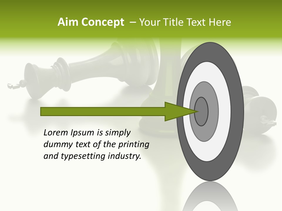 A Group Of Chess Pieces Sitting On Top Of A Table PowerPoint Template