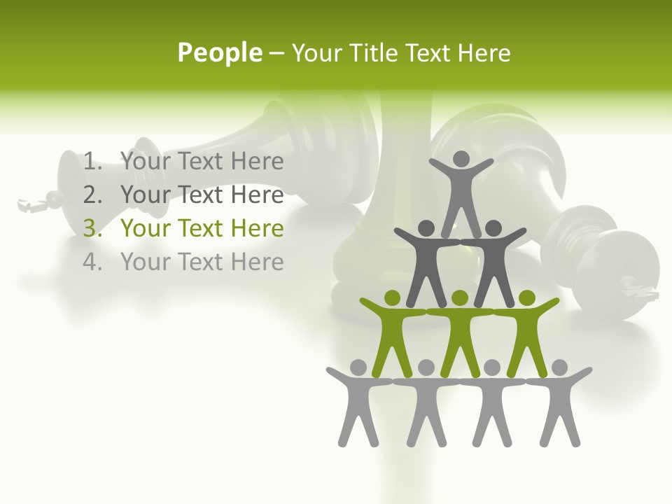 A Group Of Chess Pieces Sitting On Top Of A Table PowerPoint Template