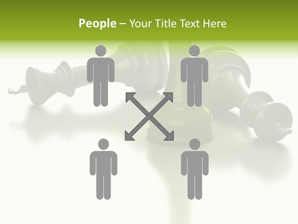 A Group Of Chess Pieces Sitting On Top Of A Table PowerPoint Template