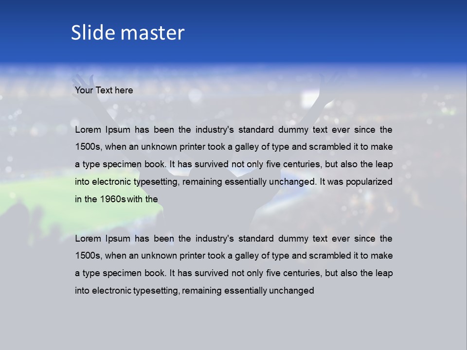 Power Brake Plant PowerPoint Template