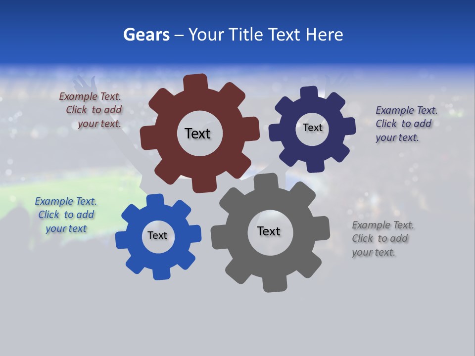 Power Brake Plant PowerPoint Template