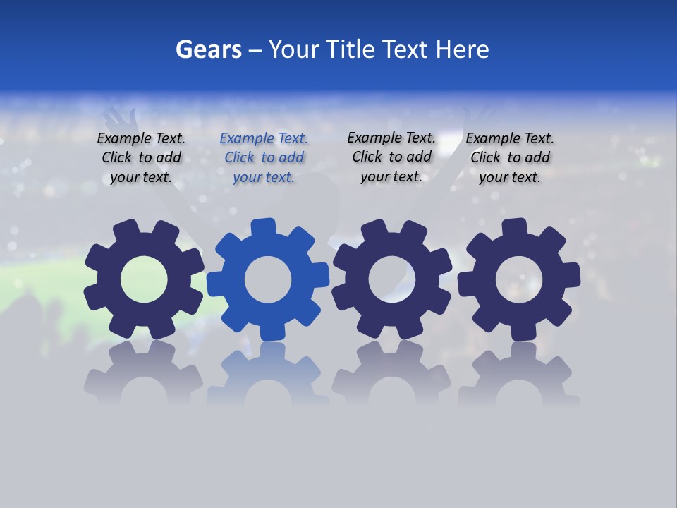 Power Brake Plant PowerPoint Template