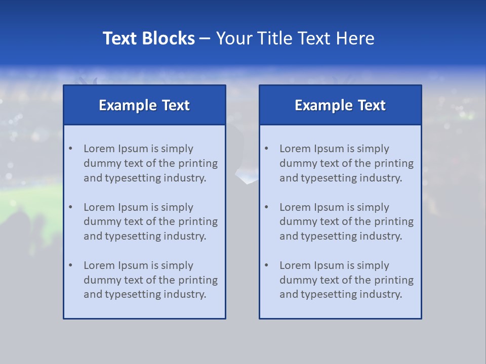 Power Brake Plant PowerPoint Template