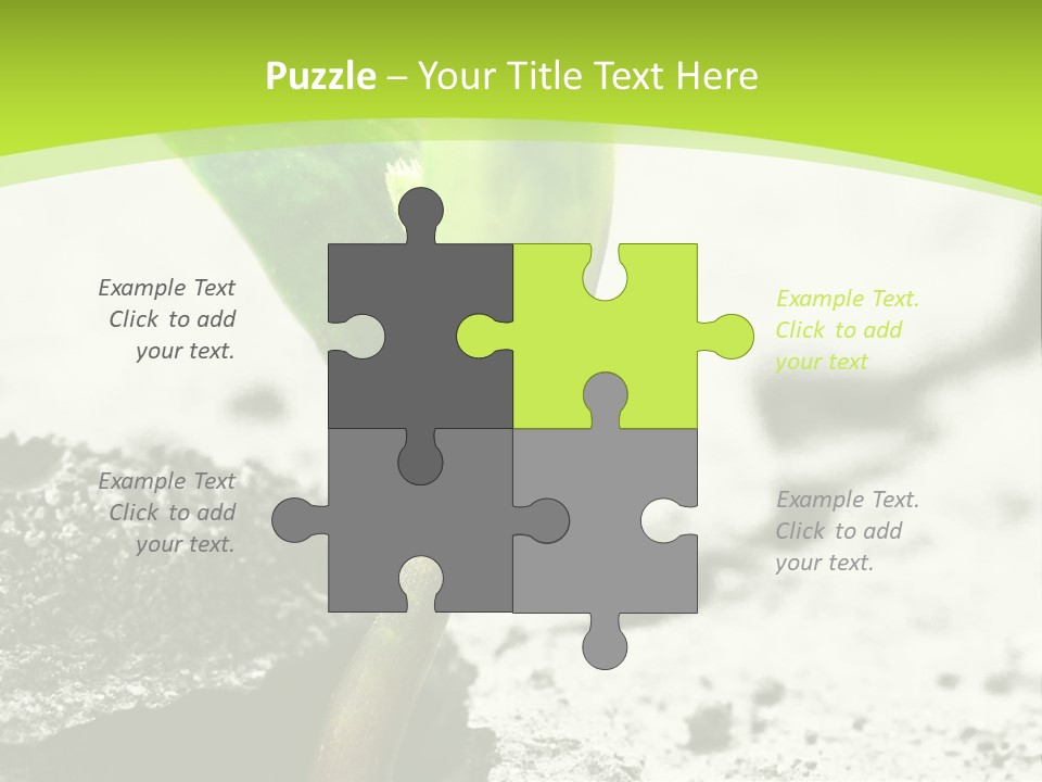 Power Brake Plant PowerPoint Template