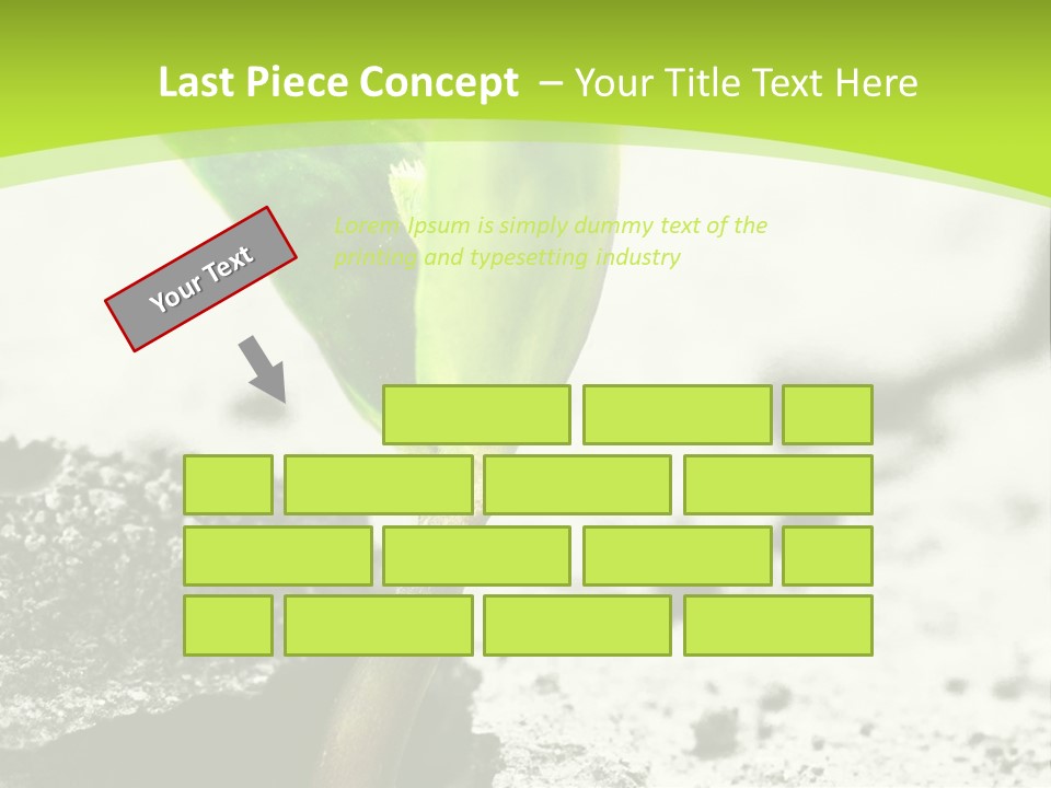 Power Brake Plant PowerPoint Template