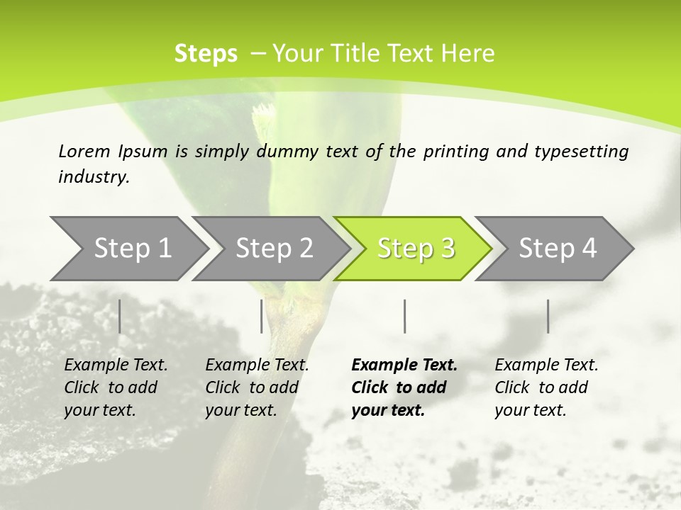 Power Brake Plant PowerPoint Template