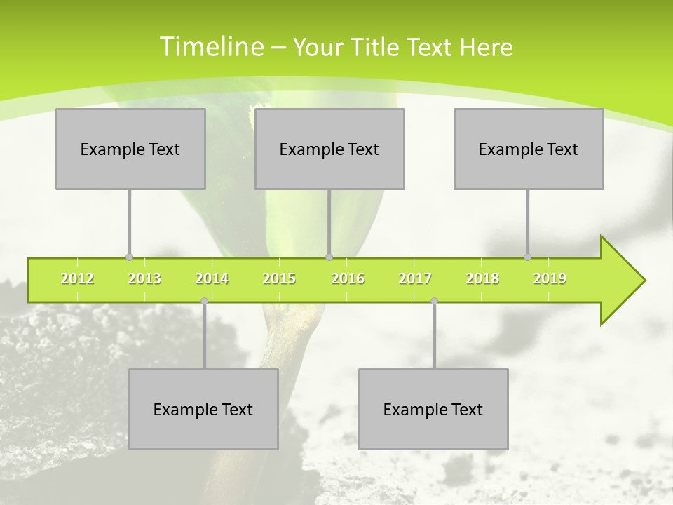 Power Brake Plant PowerPoint Template