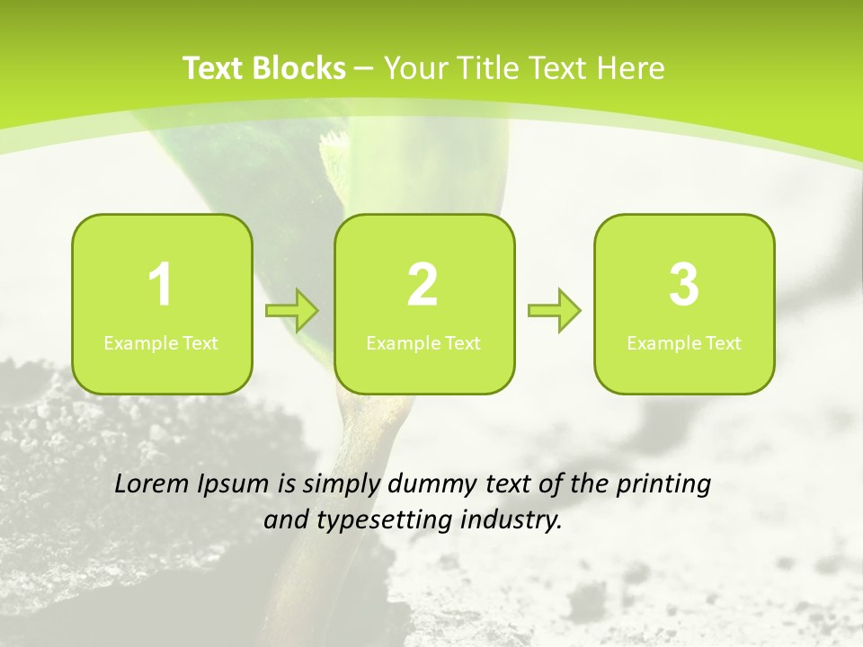 Power Brake Plant PowerPoint Template