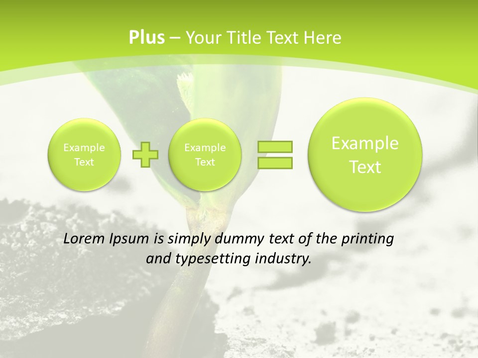 Power Brake Plant PowerPoint Template