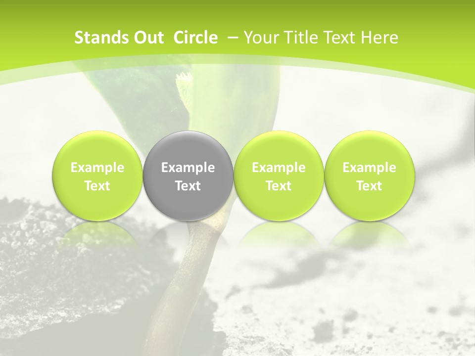 Power Brake Plant PowerPoint Template