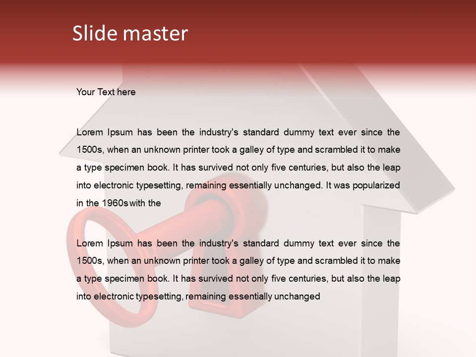 Generated Hole Protect PowerPoint Template