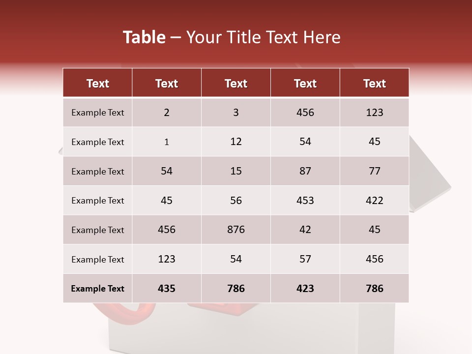 Generated Hole Protect PowerPoint Template