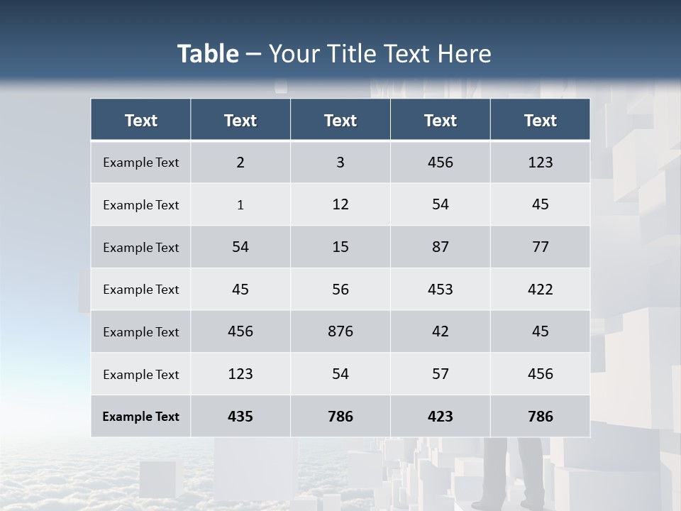 Back Thought Concept PowerPoint Template