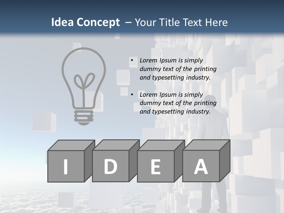 Back Thought Concept PowerPoint Template
