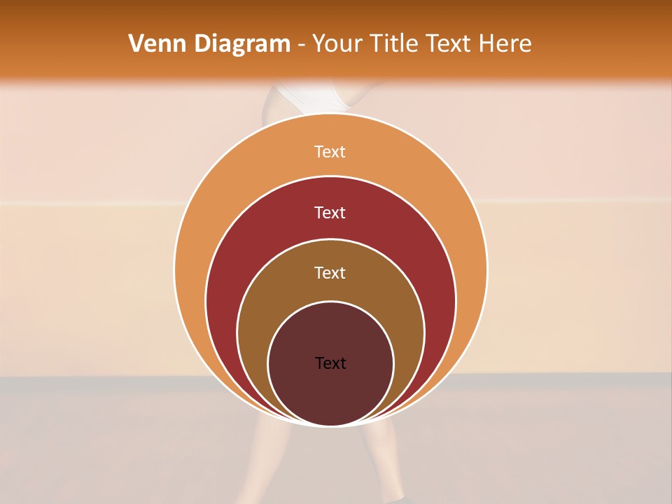 A Woman Is Dancing On A Wooden Floor PowerPoint Template