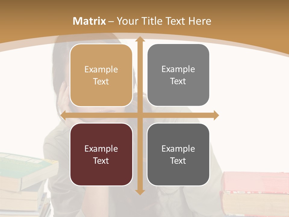 Teenager Class Bored PowerPoint Template