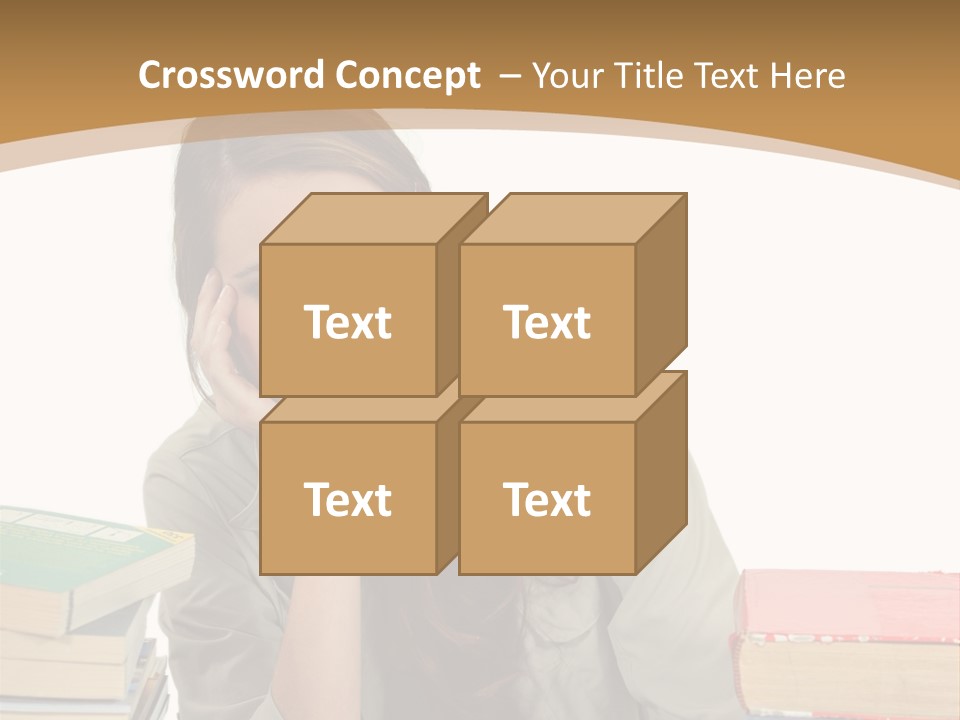 Teenager Class Bored PowerPoint Template