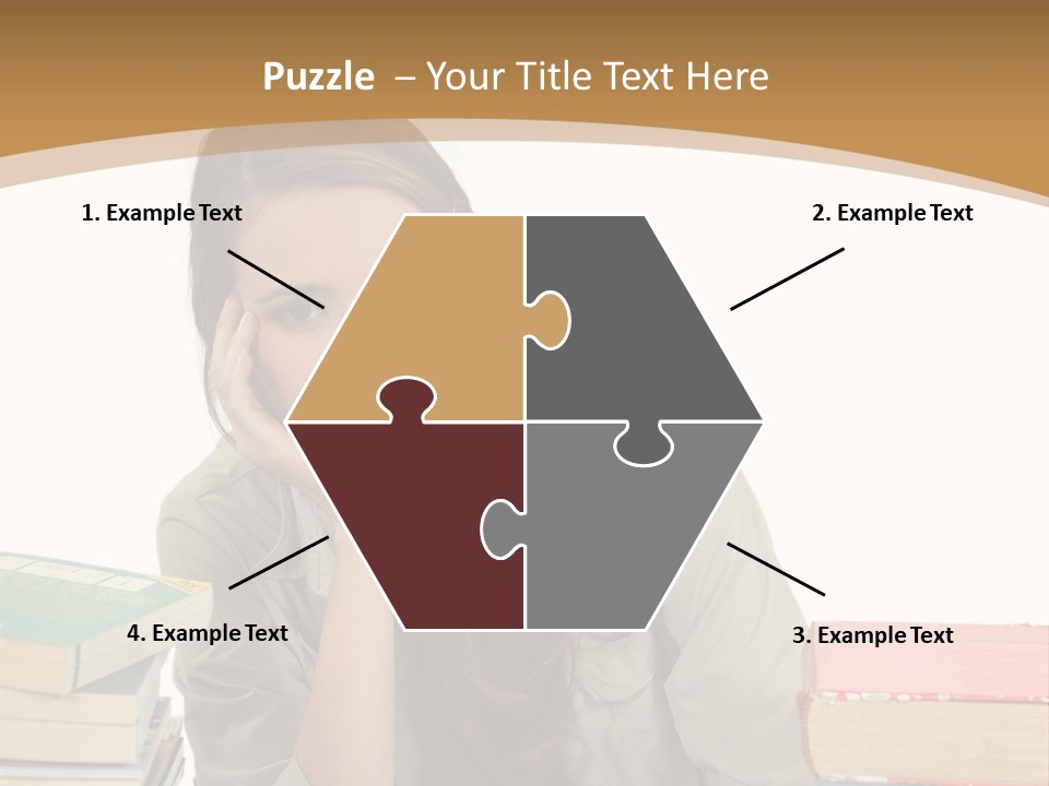 Teenager Class Bored PowerPoint Template