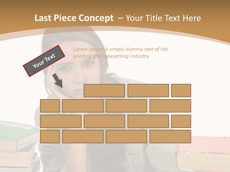 Teenager Class Bored PowerPoint Template