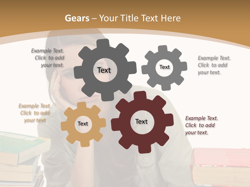 Teenager Class Bored PowerPoint Template