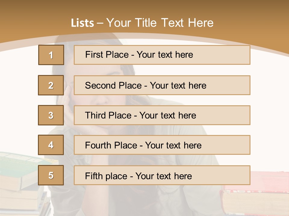 Teenager Class Bored PowerPoint Template