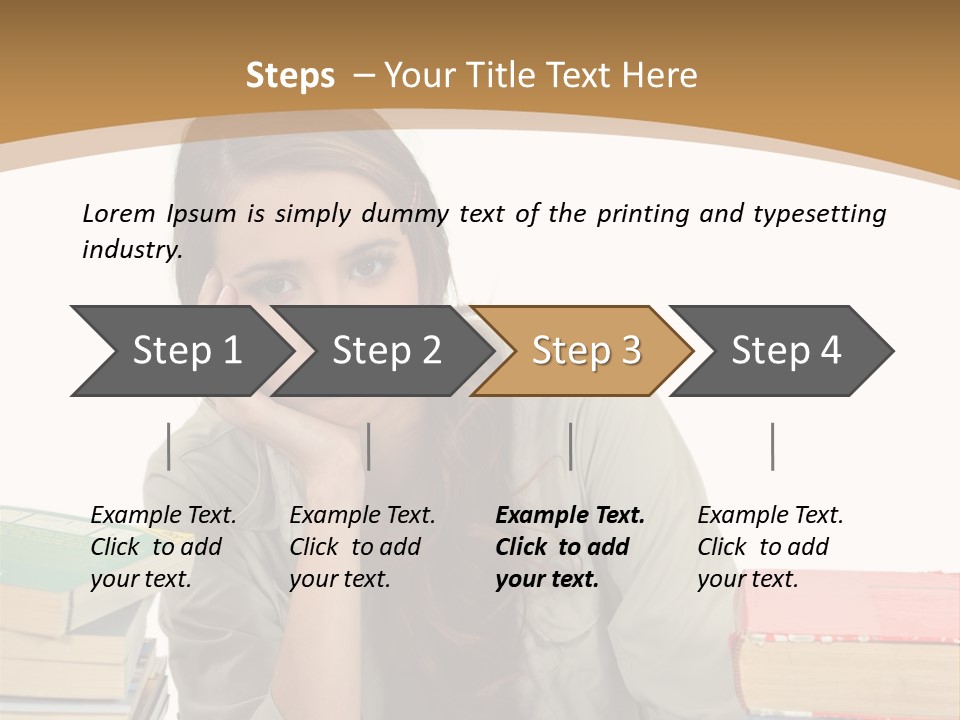Teenager Class Bored PowerPoint Template