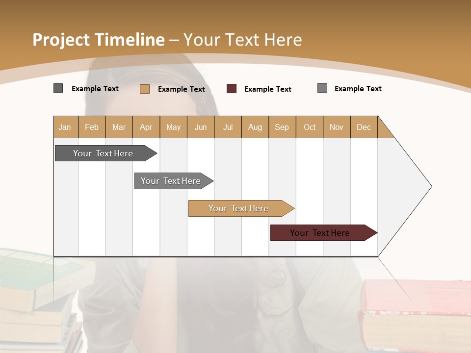 Teenager Class Bored PowerPoint Template