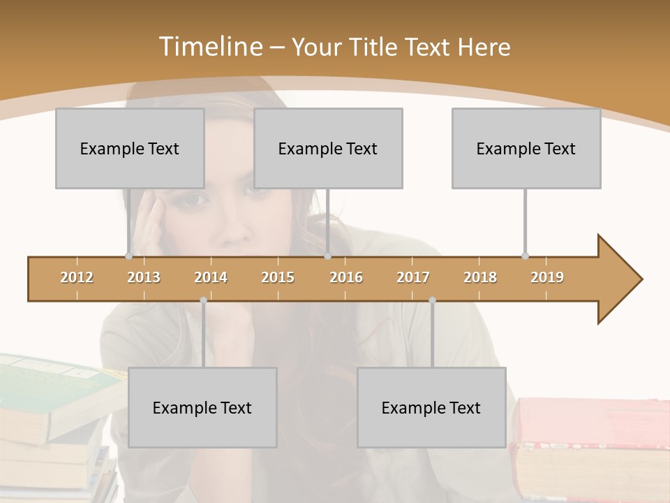 Teenager Class Bored PowerPoint Template