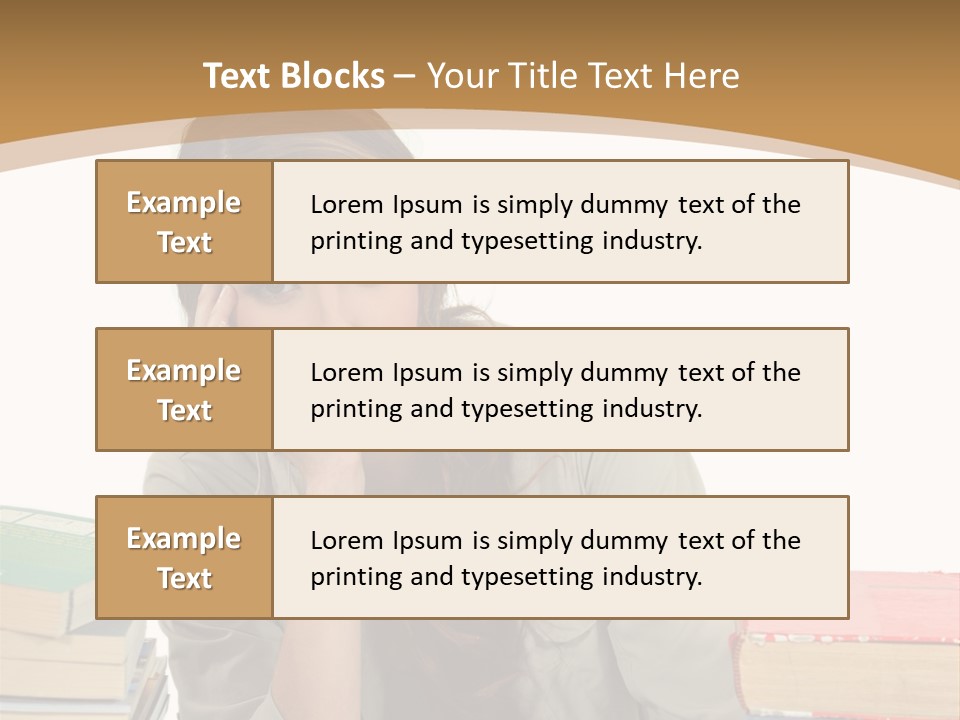 Teenager Class Bored PowerPoint Template