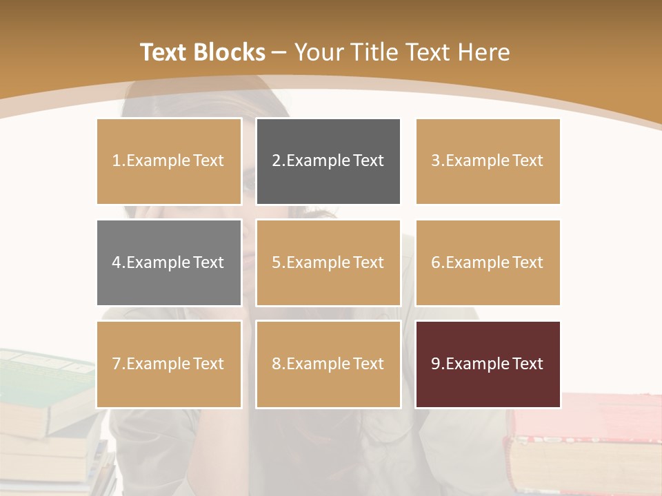 Teenager Class Bored PowerPoint Template