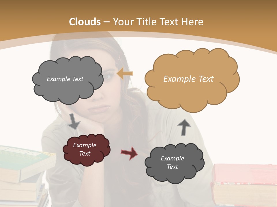 Teenager Class Bored PowerPoint Template