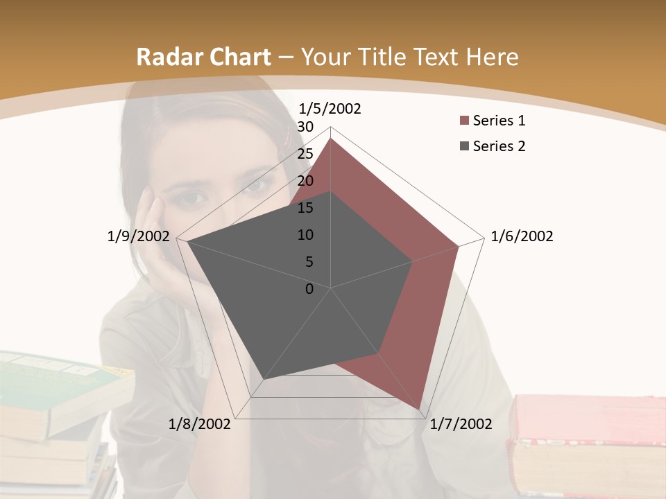 Teenager Class Bored PowerPoint Template