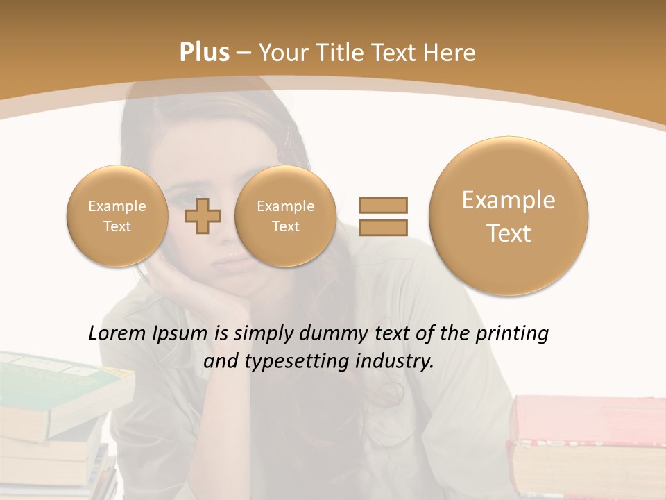 Teenager Class Bored PowerPoint Template