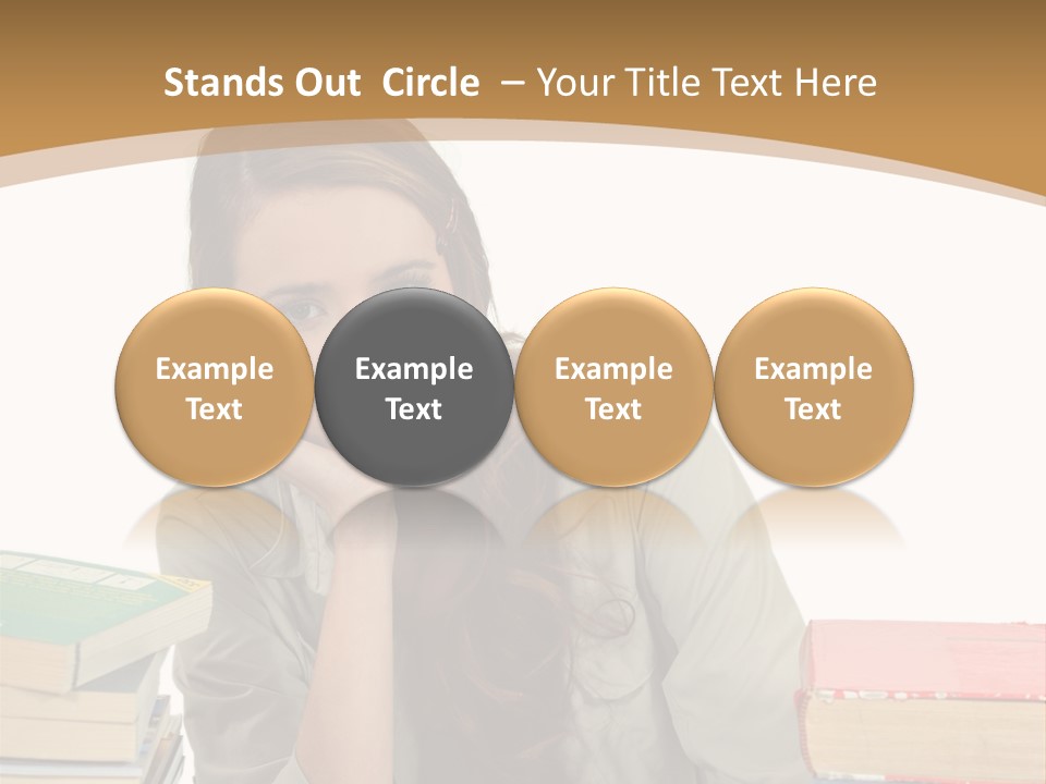 Teenager Class Bored PowerPoint Template