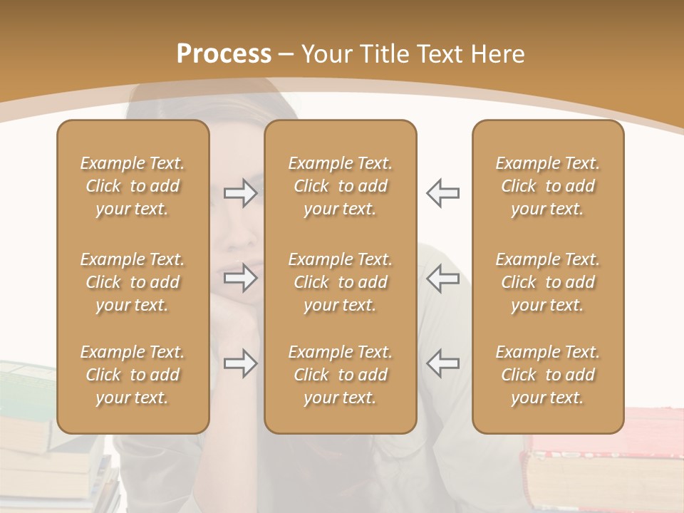 Teenager Class Bored PowerPoint Template