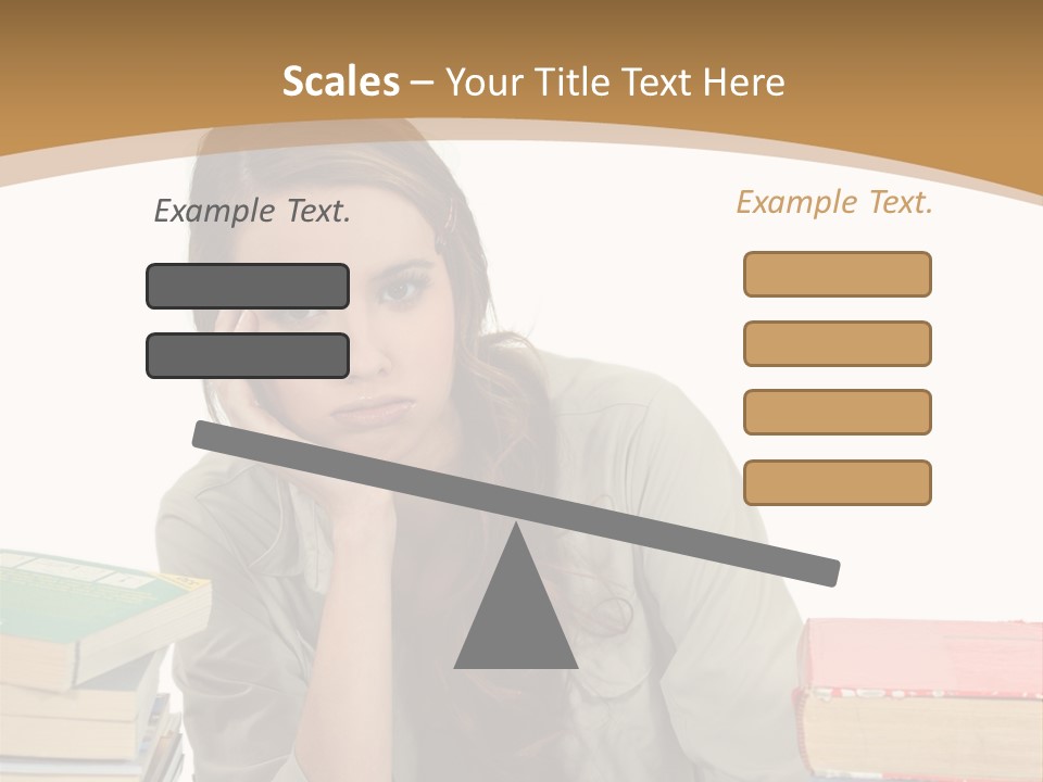 Teenager Class Bored PowerPoint Template