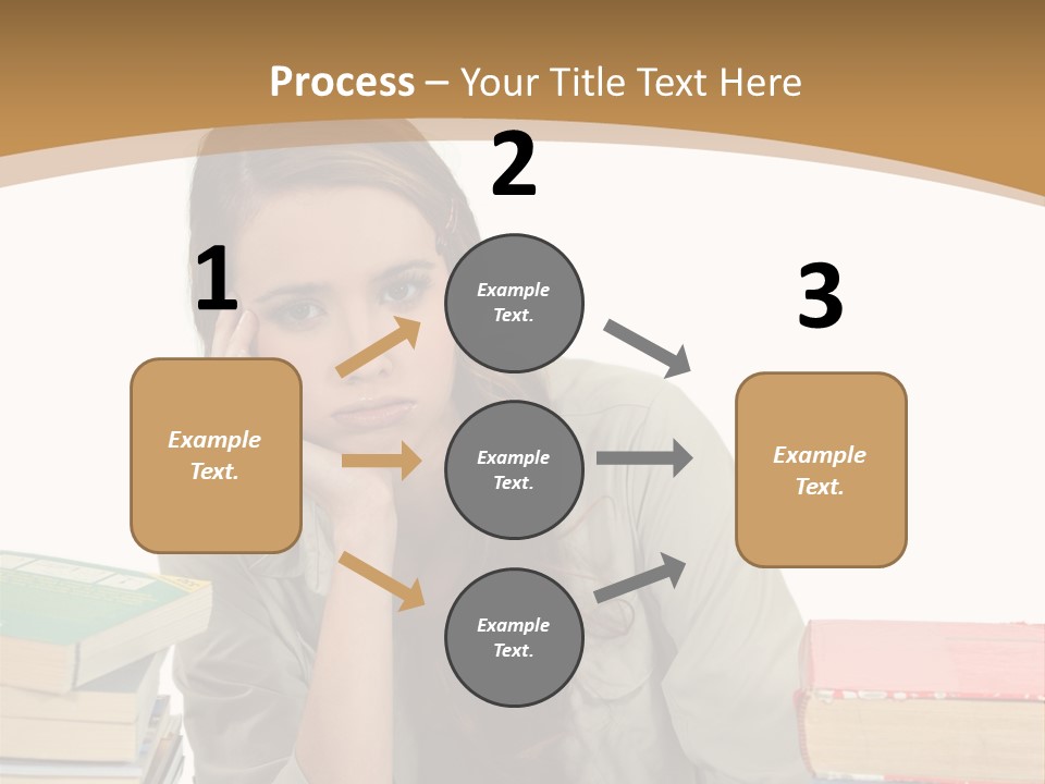 Teenager Class Bored PowerPoint Template